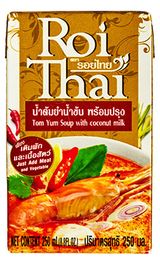 Изображение товара Основа для супа Том Ям ROI THAI с кокосовым молоком, 250 мл