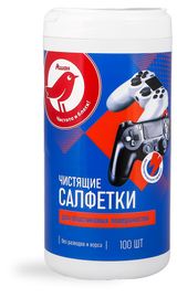 Изображение товара Салфетки чистящие АШАН Красная птица для пластика, 100 шт