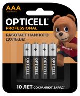 Изображение товара Батарейка Opticell Professional алкалиновая AAA, 4 шт