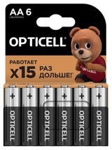 Изображение товара Батарейка Opticell алкалиновая AA, 6 шт