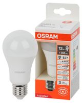 Изображение товара Лампа светодиодная Osram LED E27 12W груша нейтральный белый свет
