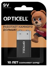 Изображение товара Батарейка Opticell алкалиновая 9V, 1 шт