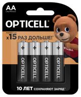 Изображение товара Батарейка Opticell алкалиновая AA, 4 шт