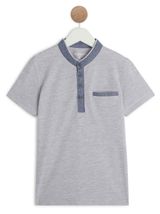 Изображение товара Поло для мальчика InExtenso серое