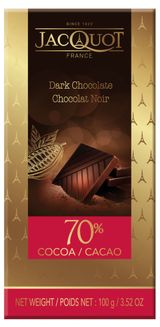 Изображение товара Шоколад горький Jacquot 70%, 100 г