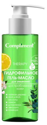 Изображение товара Гель-масло гидрофильное для умывания Compliment для проблемной кожи, 150 мл
