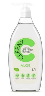 Изображение товара Гель для мытья посуды Cleeny с ароматом алоэ, 1 л