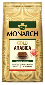 Изображение товара Кофе зерновой MONARCH Gold Arabica, 200 г