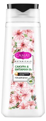 Изображение товара Гель для душа Camay Botanicals Японская сакура без парабенов, 250 мл