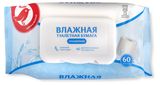 Изображение товара Влажная туалетная бумага АШАН Красная птица, 60 шт