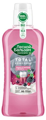 Изображение товара Ополаскиватель для полости рта «Лесной Бальзам» TOTAL Комплекс с таежными ягодами, 400 мл