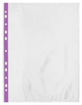 Изображение товара Файл-вкладыш Expert Complete с цветной полоской фиолетовый, 20 шт