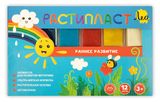 Изображение товара Пластилин «Лео» растипласт, 12 цветов