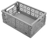 Изображение товара Ящик складной Econova Stocky серый S 165х124х73 мм, 1,2 л