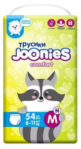 Изображение товара Трусики Joonies Comfort  M (6-11 кг), 54 шт