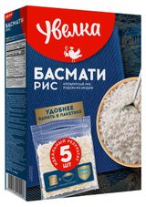 Изображение товара Рис «Увелка» Басмати, 5х80 г