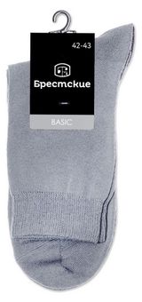 Изображение товара Носки мужские «Брестские» светло серые, р. 27