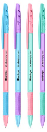 Изображение товара Ручка шариковая Berlingo Tribase grip haze синяя 0,7мм, 1 шт