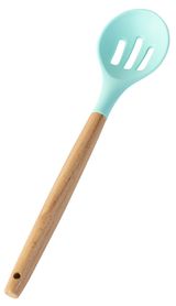 Изображение товара Ложка с прорезями Tiffany с ручкой бук мятный