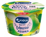 Изображение товара Йогурт густой ложковый Viola Very Berry Много яблока с зеленым яблоком 2,6% БЗМЖ, 180 г