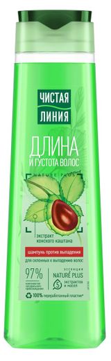 Изображение товара Шампунь для волос «Чистая Линия» Конский каштан, 400 мл