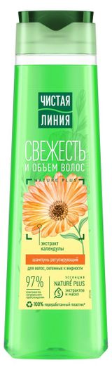 Изображение товара Шампунь для волос «Чистая Линия» Календула, 400 мл