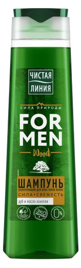 Изображение товара Шампунь для волос «Чистая Линия» Энергия и сила, 400 мл