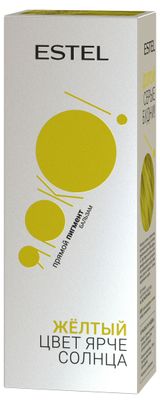 Изображение товара Бальзам оттеночный Estel с прямыми пигментами Желтый, 150 мл