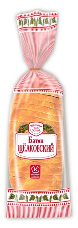 Изображение товара Батон пшеничный белый «Щелковохлеб» Щелковский нарезка, 380 г