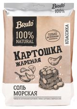 Изображение товара Чипсы Bruto из натурального картофеля масло соль, 60 г