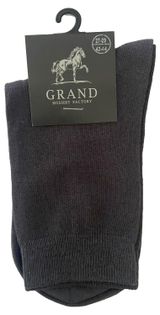 Изображение товара Носки мужские «Гранд» темно-серые, р 27-29