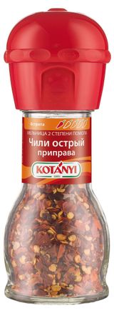 Изображение товара Перец чили Kotanyi с солью мельница, 35 г