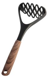 Изображение товара Пресс для картофеля ручка с дизайном под дерево, 25х9,3 см