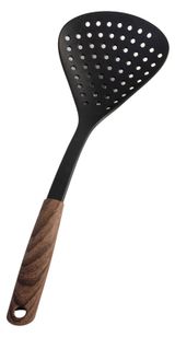 Изображение товара Шумовка кулинарная ручка с дизайном под дерево, 34х11 см