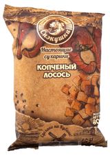 Изображение товара Сухарики «Снэкушки» копченый лосось, 80 г