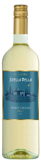 Изображение товара Вино Stella Bella Pinot Grigio белое сухое Италия, 0,75 л