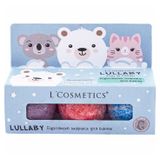 Изображение товара Набор бурлящих шариков L'Cosmetics Lullaby голубой, 3 х 55 г