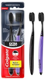 Изображение товара Зубная щетка Colgate Extra Density средней жесткости, 2 шт