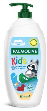 Изображение товара Гель для душа детский Palmolive Kids с маслом миндаля для тела и волос  от 3 лет, 600 мл