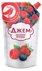 Изображение товара Джем АШАН Красная птица Лесные ягоды, 270 г