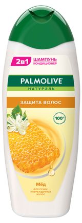 Изображение товара Шампунь для сухих поврежденных волос Palmolive Натурэль Защита волос Мед, 450 мл