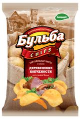 Изображение товара Чипсы картофельные «Бульба chips» деревенские копчености, 75 г