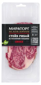 Изображение товара Стейк Рибай «Мираторг» говяжий охлажденный, 320 г