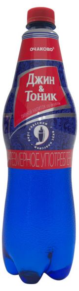 Изображение товара Пивной напиток «Очаково» со вкусом Джин-Тоник 7%, 0,9 л