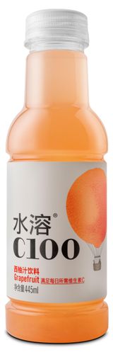 Изображение товара Напиток негазированный «С 100» Грейпфрут Китай, 445 мл
