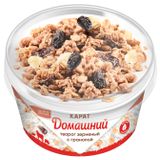 Изображение товара Творог зерненый «КАРАТ» Домашний с гранолой Лайт с бананом 4%, 150 г