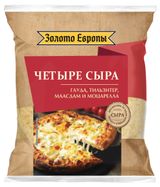 Изображение товара Сыр тертый «Золото Европы» 4 сыра БЗМЖ, 150 г