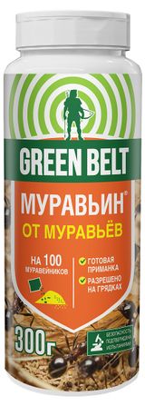 Изображение товара Средство от муравьев GREEN BELT Муравьин, 300 г