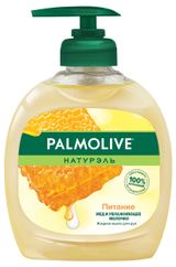Изображение товара Жидкое мыло Palmolive Натурэль «Питание» Мед и увлажняющее молочко, 300 мл