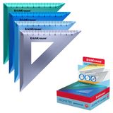 Изображение товара Угольник ErichKrause Ice Metallic пластиковый 45°, 9 см